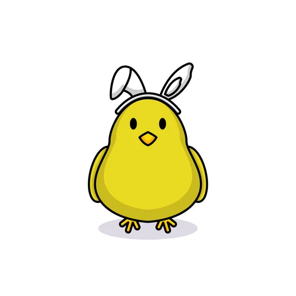 Cute Chick Vector Illustration — Stock Vector