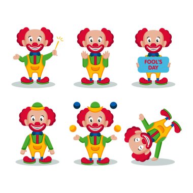 Nisan ayının şirin palyaço maskotu.