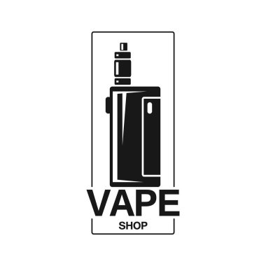 Vape mağaza logo tasarım şablonu