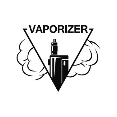 Vape mağaza logo tasarım şablonu