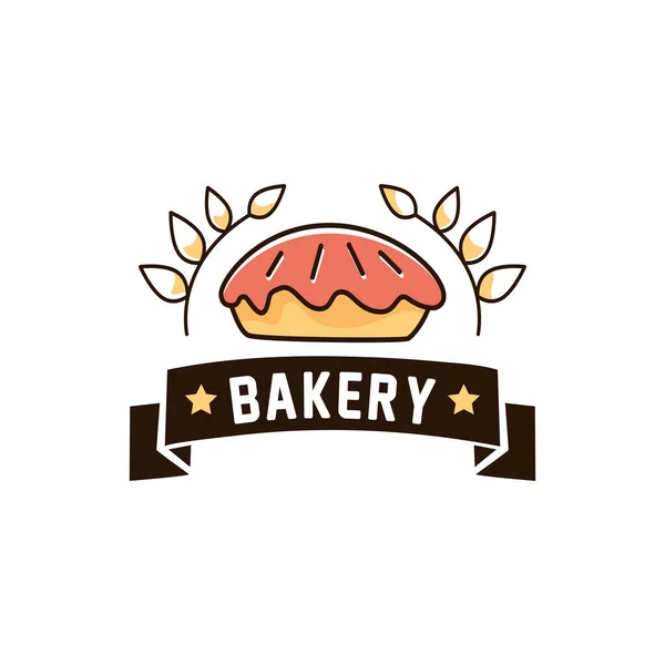 Simple Hand Drawn Bakery Logo Cliparts Stok Ilustrasi Bebas Royalti