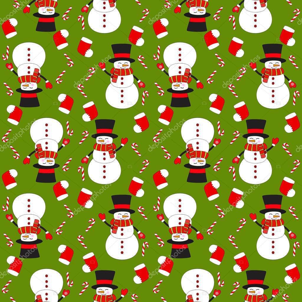 X-mas and New Year background. Seamless pattern for holiday design.