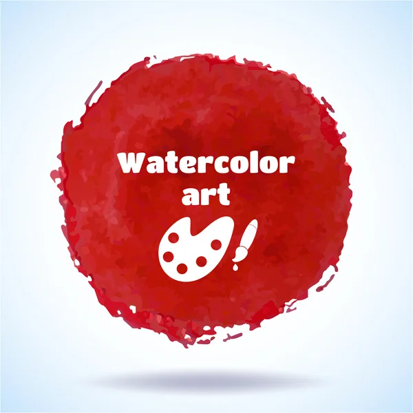 Watercolor vector handmade background. — Stock Vector