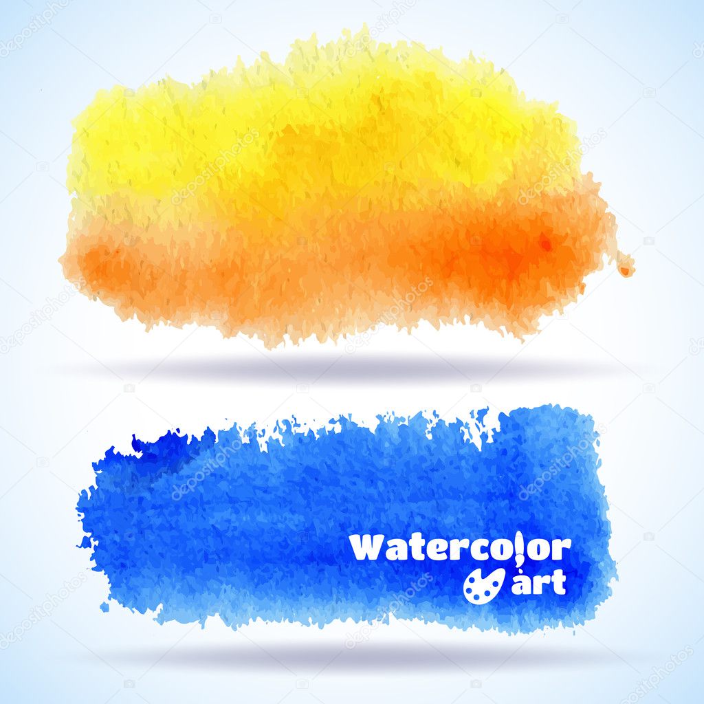 Watercolor abstract background.