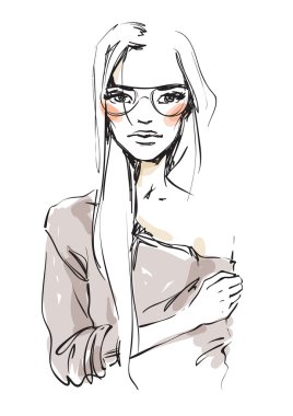 güneş gözlüklü kız