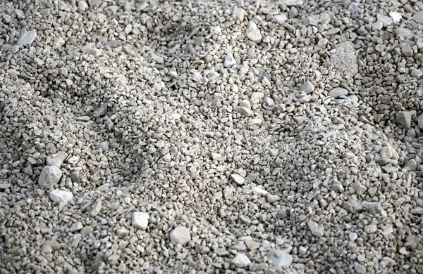 Grayish Gravel Background Pebble Beach Abstract Copy Space Backdrop — Stok Foto