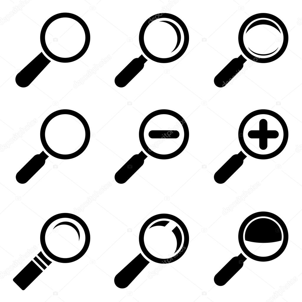 Magnifier Glass Icons