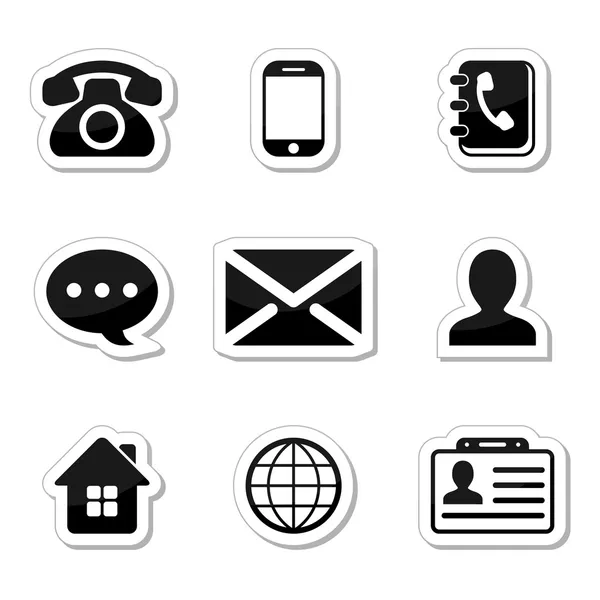 iletişim simgelerin etiketleri olarak ayarla