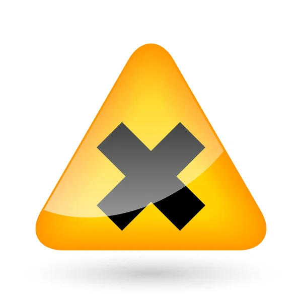 hata çapraz çizgiler sembolü