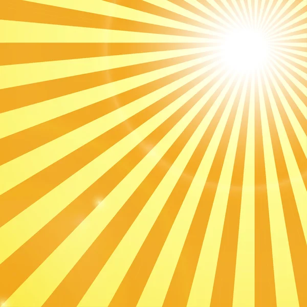 Shining Sun Rays Backgroung — Stock Vector