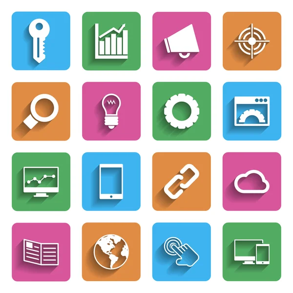 modern internet pazarlama simgeler