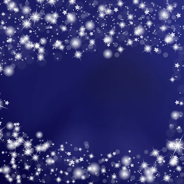 Nachthimmel Hintergrund mit Sternen — Stockvektor
