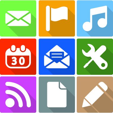 3 Web Icons set