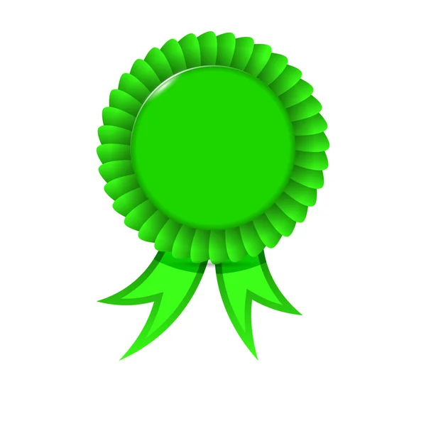 Utmärkelsen gröna band — Stock vektor