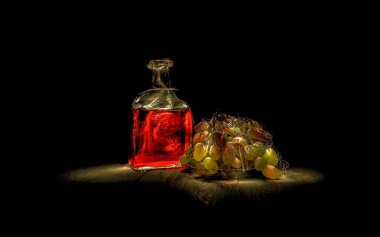 Sonbahar ayyaşlarla ve ışıkla özetlenmiş üzümlerle dolu.