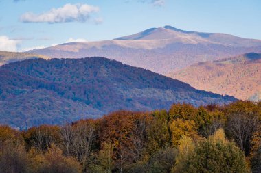 Karpat Dağları 'nda sonbahar manzarası 