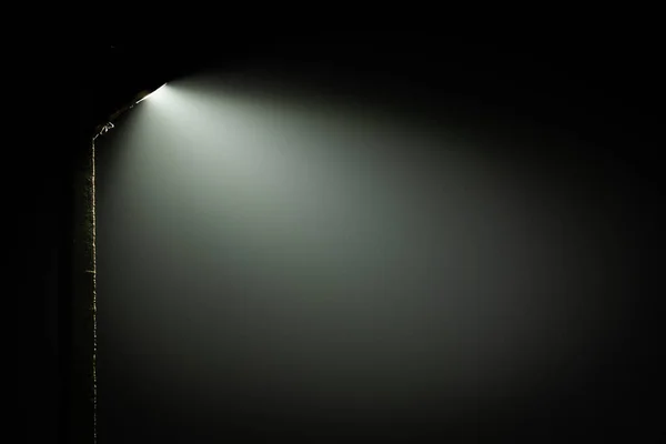 Lampa Uliczna Silnej Mgle — Zdjęcie stockowe