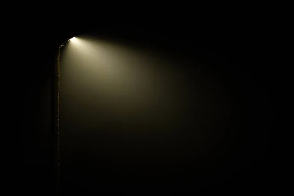 Lampa Uliczna Silnej Mgle — Zdjęcie stockowe