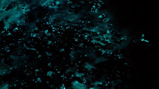 Абстрактна Гра Люмінесцентного Світла Барвистому Фоні — стокове відео
