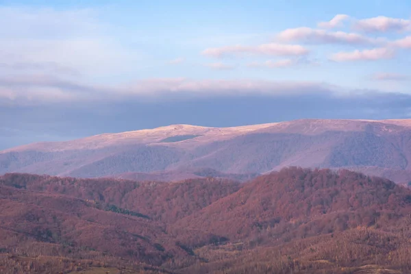 Podzimní Krajina Karpatských Horách — Stock fotografie