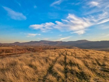 Karpat Dağları 'nda sonbahar manzarası