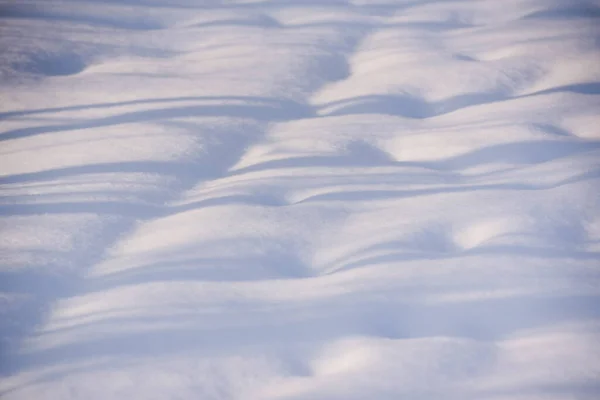Neige Pelucheuse Texturée Dans Les Carpates Coucher Soleil — Photo