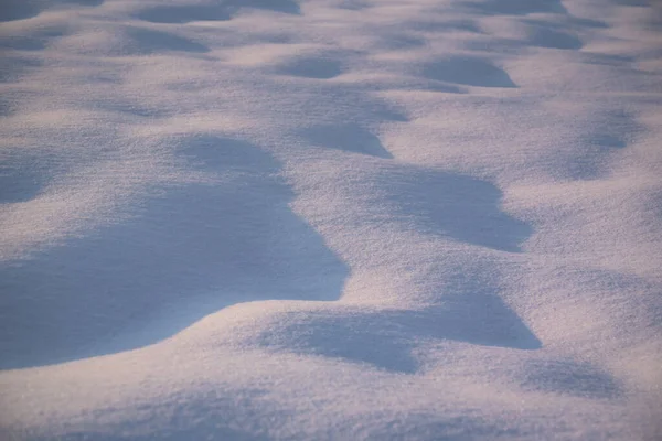 Neve Soffice Strutturata Nei Carpazi Tramonto — Foto Stock