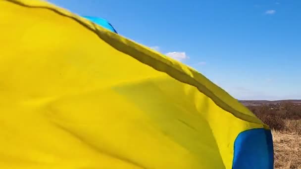 ธงย เครนก ฒนาในลม — วีดีโอสต็อก