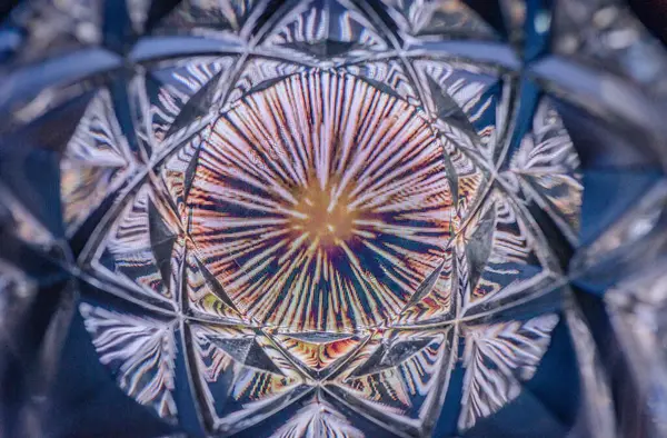 Testuary Refraction Light Crystal Background — Foto de Stock