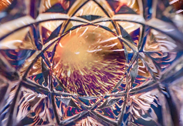 Testuary Refraction Light Crystal Background — Foto de Stock