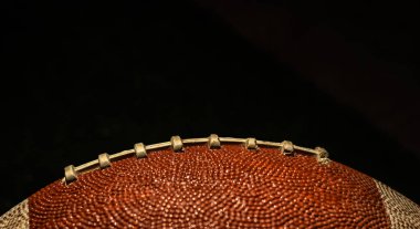 Arka plan olarak Amerikan futbol topu dokusu