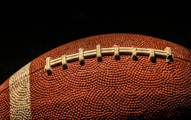 Arka plan olarak Amerikan futbol topu dokusu