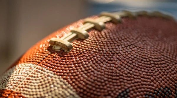 American Football Texture Palla Come Sfondo — Foto Stock