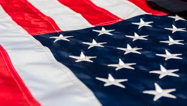 Recognizable Fragments American Flag Background Stock Photo