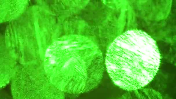Abstraktes Laserlichtspiel Auf Dunklem Hintergrund — Stockvideo