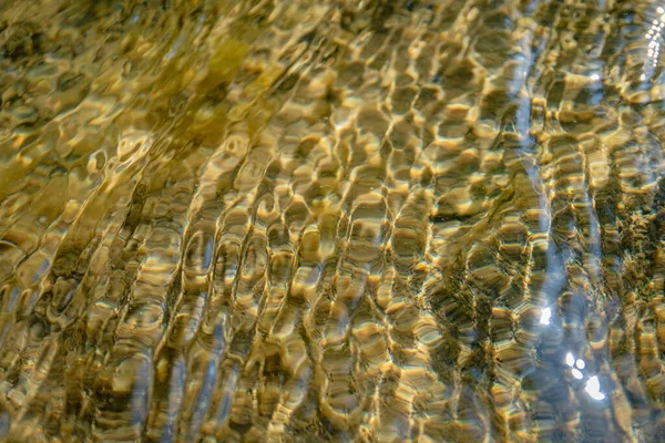 Красива Текстура Дна Гірської Річки — стокове фото