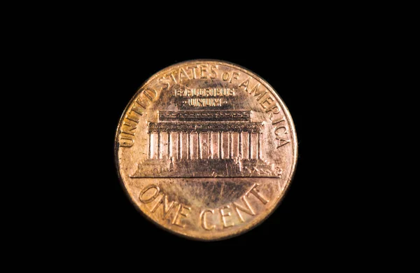 Reverse 1974 American One Cent Coin —  Fotos de Stock