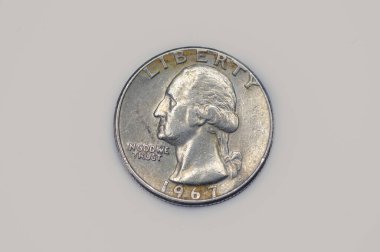 1967 Amerikan çeyrekliği.