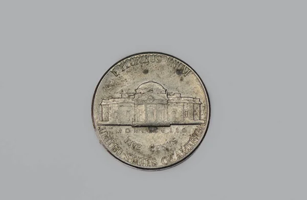 Obverse 1972 American Five Cents Coin — ストック写真