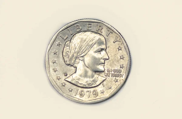 Vorderseite Einer Amerikanischen Ein Dollar Münze Von 1979 — Stockfoto