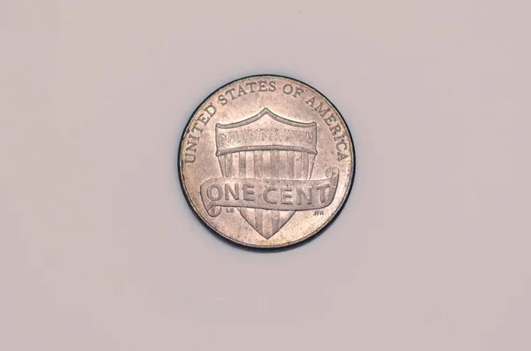 Reverse 2010 American One Cent Coin — Foto Stock