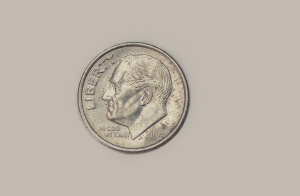 Obverse 2004 American One Dime Coin — ストック写真