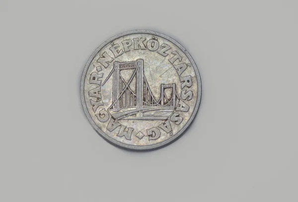 Obverse 1976 Hungarian Filler Coin — стокове фото