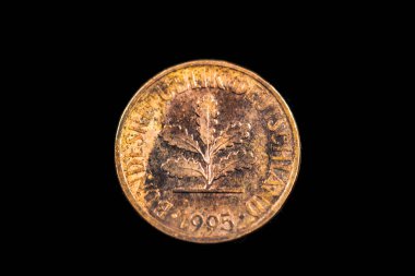 Obverse of a 1995 German 2 pfennig coin