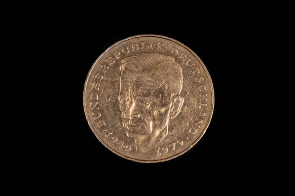 Obverse 1979 German Mark Coin — Stock Photo, Image