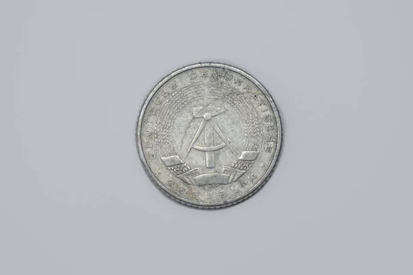 Obverse 1958 German Pfennig Coin — 스톡 사진