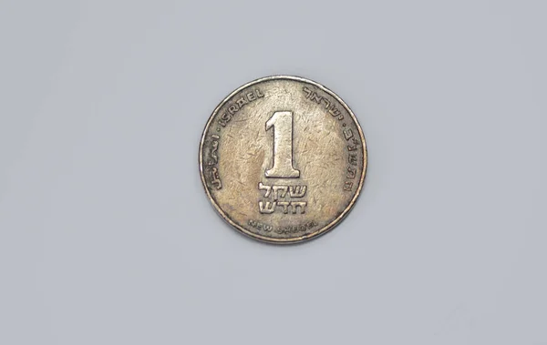 Reverse Israeli New Shekel Coin — Photo