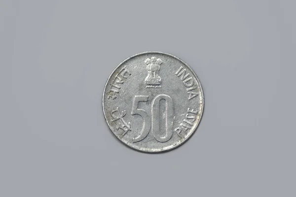 Reverse 1989 Indian Paisa Coin — Stock Photo, Image