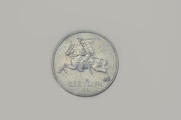 Obverse 1936 Lithuanian Centai Coin — Stock Photo, Image