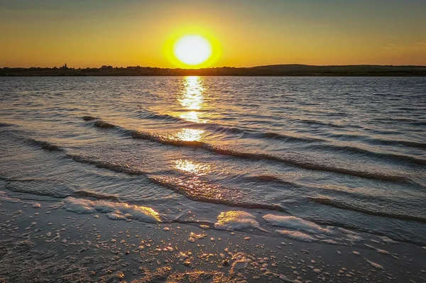 Surf Lake Golden Hour — Fotografia de Stock